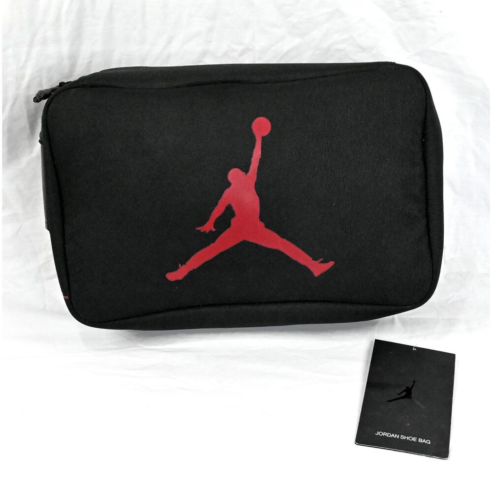 Jordan Shoe Bag 9B0388-GK9 Anthracite/Black LARGE NWT